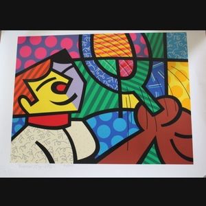 Britto Tennis Serigraph